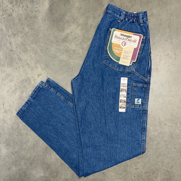 Wrangler Jeans Vintage 9s Wrangler Rugged Wear Angler Denim Jeans